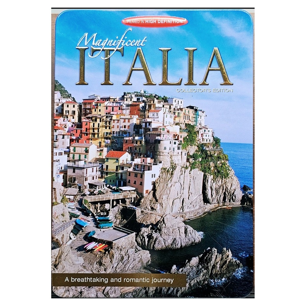 Magnificent Italia 5 DVD Collector Set‎ Travel Documentary Italy Regions EUC